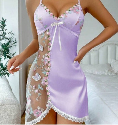 Sexy Lace Lingerie T-back Two-piece Set