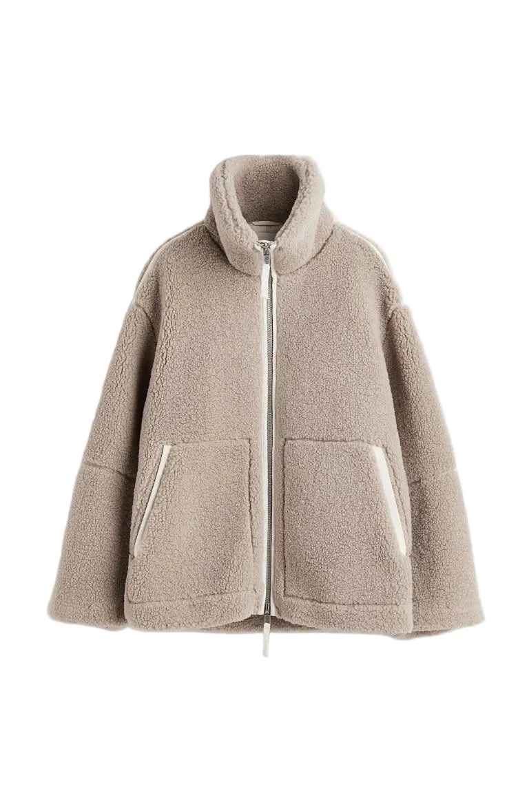 KAJA – Manteau en Teddy Doux