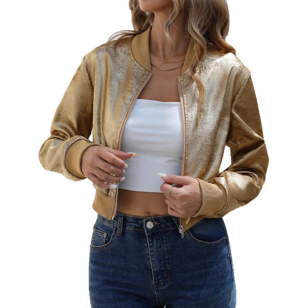 Veste courte zippée style urbain